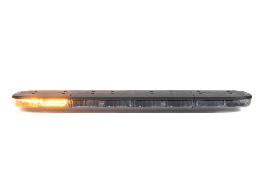 SoundOff Signal nFORCE dakset met donkere kap en amber LED-modules van Marelko
