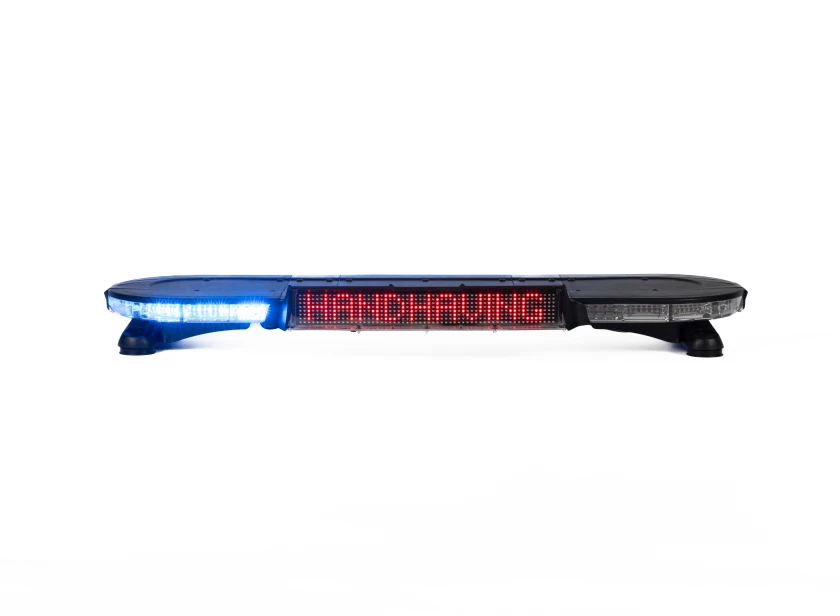 Haztec XL 75 dakset met geïntegreerd LED tekstbord ''HANDHAVING'' en blauwe leds van Marelko