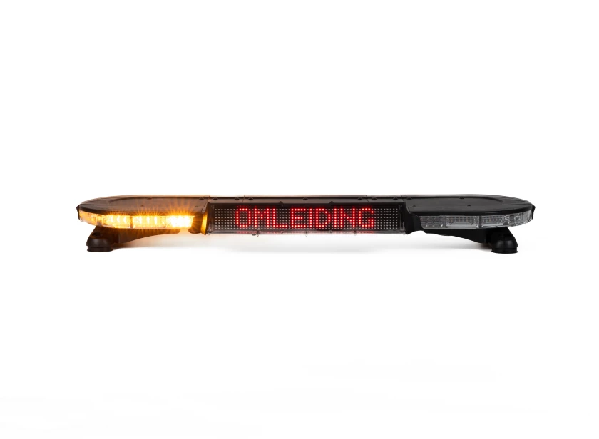 Haztec XL 75 dakset met geïntegreerd LED tekstbord ''OMLEIDING'' en amber leds van Marelko